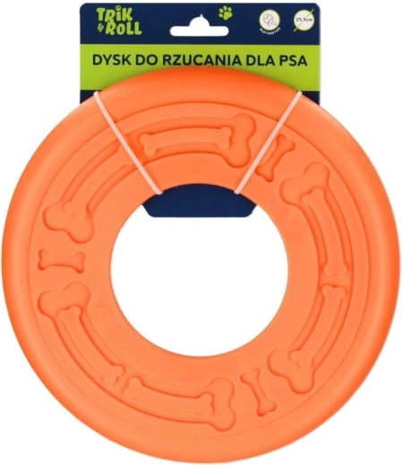 Oranžen leteči frizbi za psa