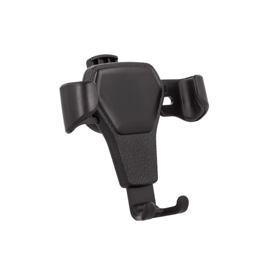 Setty gravitacijski nosilec za telefon za avto za prezračevalno rešetko, črn