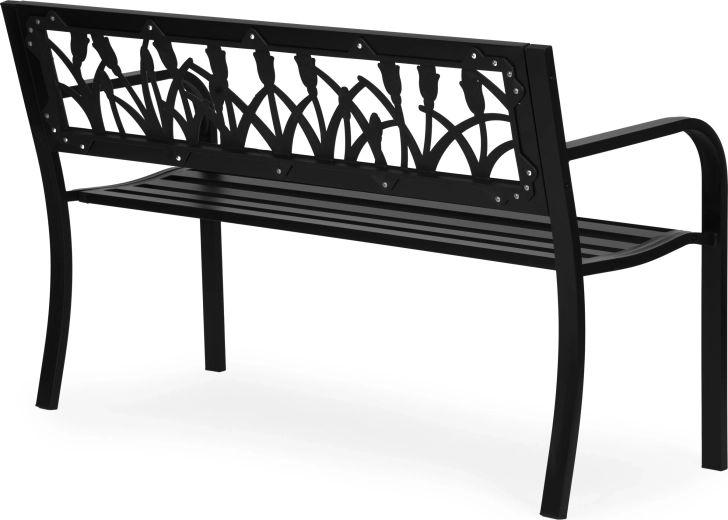 Dekorativni naslon s cvetličnim motivom