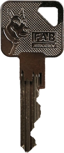 Ključ FAB 3 Home R107 – polizdelek za cilindrične vložke