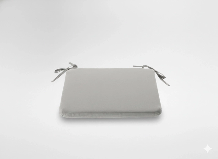 Blazina za stol 40 × 40 × 3 cm svetlo siva