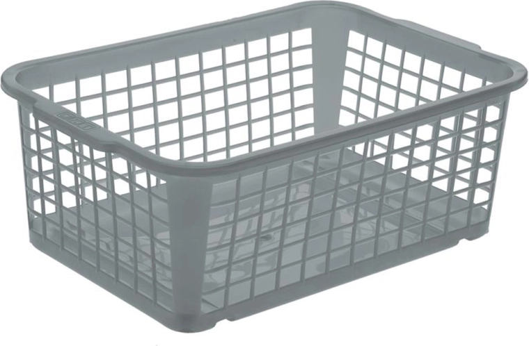 Plastična košara Keeper 20 × 30 × 11 cm siva