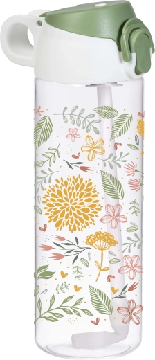 Toro plastenka za pitje s slamico Botanica 750 ml