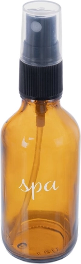 Kozmetična steklenička SPA 60 ml iz rjavega (amber) stekla z razpršilcem