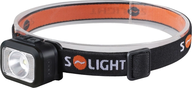Solight polnilna LED naglavna svetilka 170 lm s toplo in hladno svetlobo