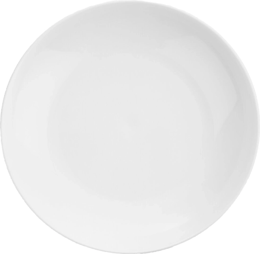 Globok plastičen krožnik iz UH 21,5 cm bel