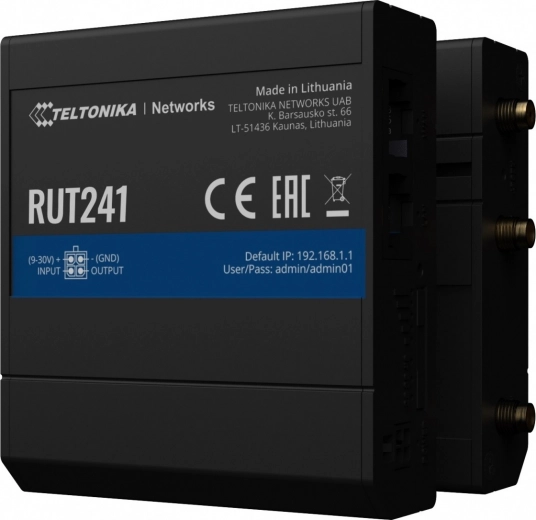 Industrijski 4G LTE usmerjevalnik Teltonika RUT241