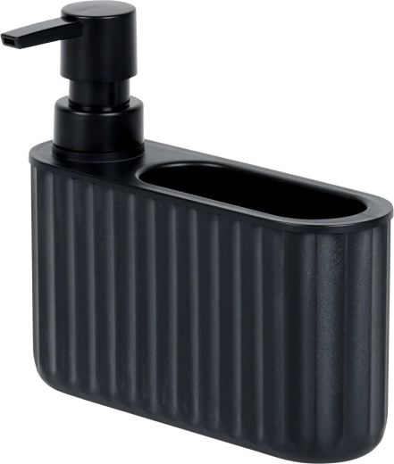 Stilska mat črna z rebrasto teksturo