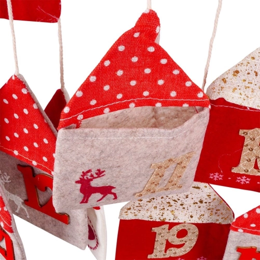 Soft felt with festive motifs