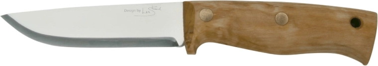Helle Temagami 14C28N bushcraft nož z leseno ročaj in usnjenim tokov