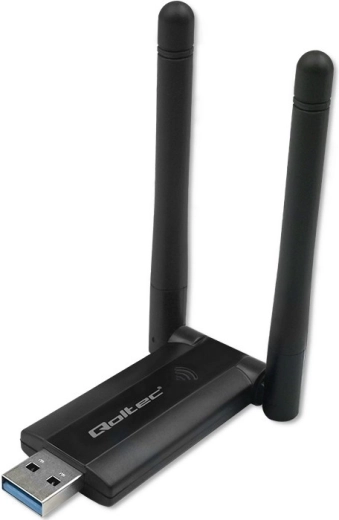 Hitra brezžična USB Wi-Fi adapter DUAL z antenami
