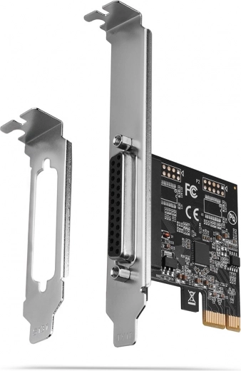 Krmilnik PCIe z 1 paralelnim priključkom LPT (DB25) z nizkim in standardnim profilom