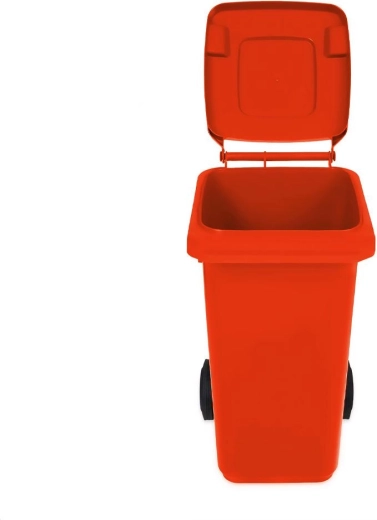 Široka odprtina in preklopni pokrov