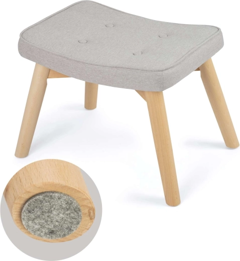 Felt pads protect the floor