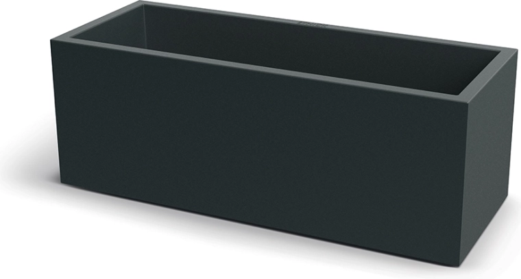 Cvetlični lonec CUBLA CASE 98 cm temno siv