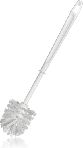 Plastična WC krtača bela 8 × 36 cm