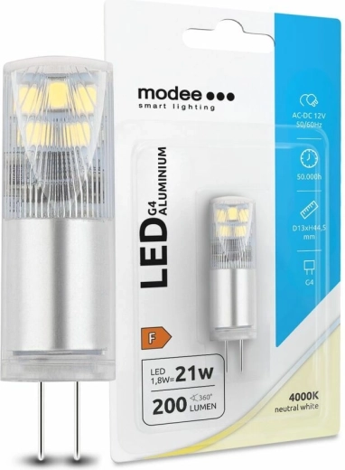 LED žarnica G4 MODEE LIGHTING Aluminium 12 V 1,8 W 4000 K 200 lm