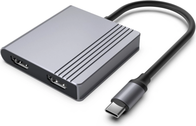 USB‑C adapter 3 v 1 s HDMI, USB in Power Delivery, zvezdno siva
