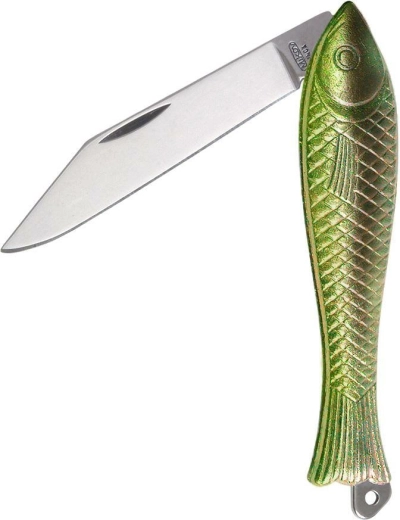 Žepni nož Mikov Ribica, zlata