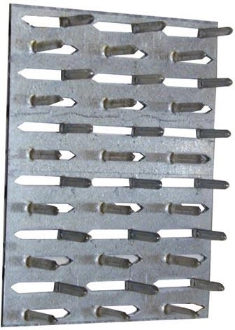 Bar plate 54 × 90 mm, hot-dip galvanized steel 1.0 mm