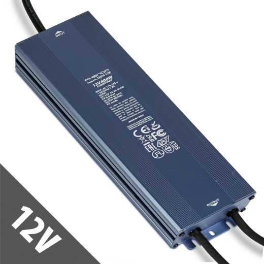 Stabilized switching power supply 12 V DC 400 W IP67