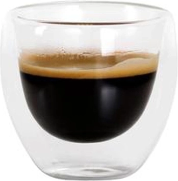 Stekleni lonček za espresso iz dvojnega borosilikatnega stekla 100 ml TORO