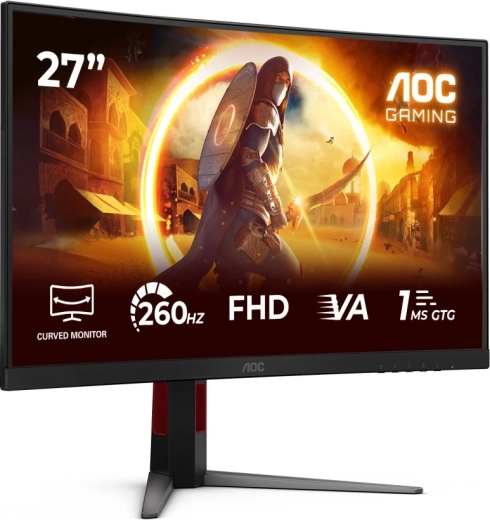 Ukrivljen 27" VA panel