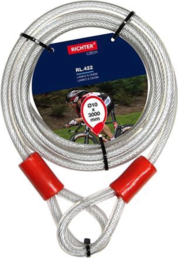 Jeklenica z očesom 10 × 3000 mm