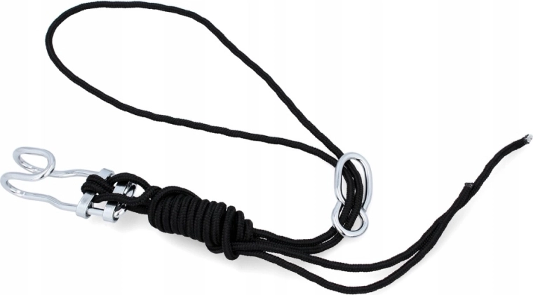 Komplet za obešanje viseče mreže s kavlji in vrvmi, nosilnost 200 kg