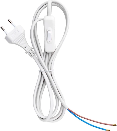 Retlux RPC 76 power cable with switch, 2 m, white