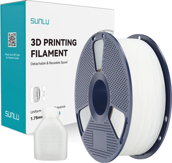 Sunlu PP filament 1.75 mm – natural white, 0.8 kg