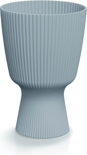 Cvetlični lonec Milly Round 18,8 cm svetlo siv