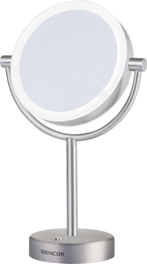 Kozmetično LED-ogledalo Sencor s 5-kratno povečavo