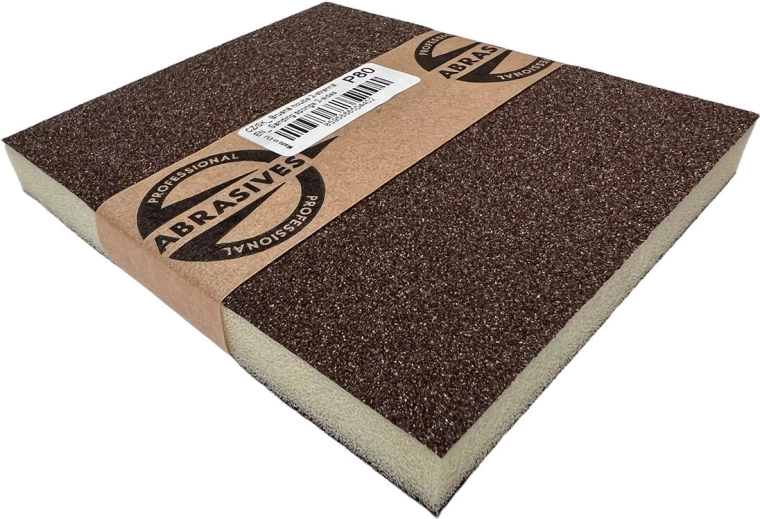 Dvostranska brusilna goba 120 × 95 × 10 mm, zrnatost 100