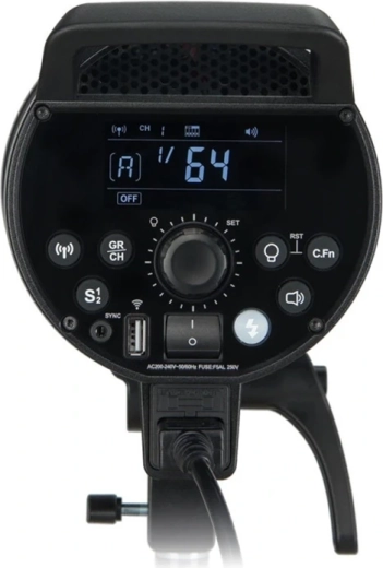 LED modeling light and clear controls