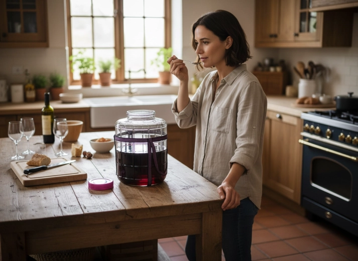 Ogromna kapaciteta 26 l za vino, macerate in fermentacijo