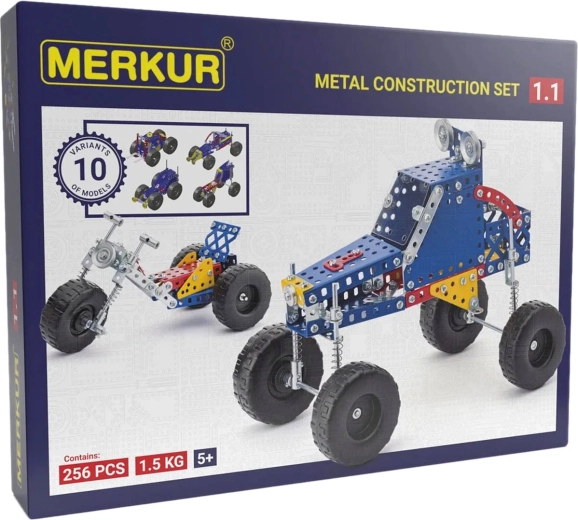 Merkur kovinski konstrukcijski komplet Extreme Buggy 256 delov