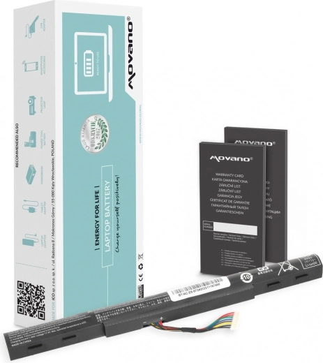 Movano baterija za prenosnik Acer Aspire E5-573G in TravelMate P277-M (AL15A32) 1800 mAh 27 Wh