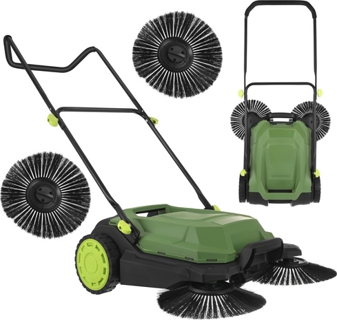 Ročni pometalni stroj GARDLOV Nexo 68 cm s posodo 24 l