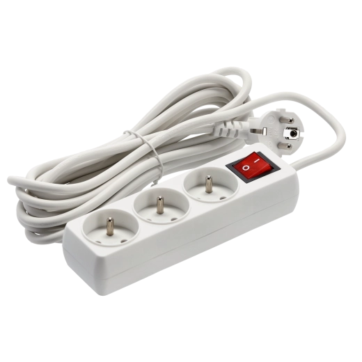 Tri ozemljene vtičnice Schuko