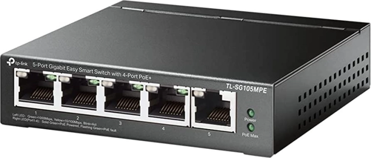 TP-Link TL-SG105MPE pametno gigabitno stikalo PoE+ s 5 vrati