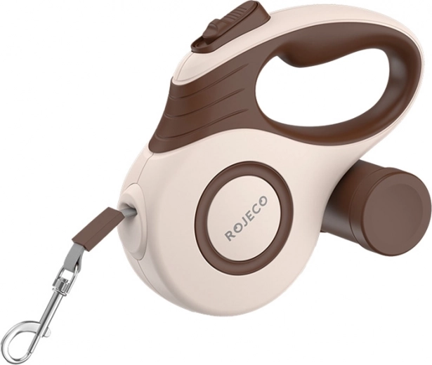 Samodejno izvlečni povodec za pse Rojeco 5 m rjav