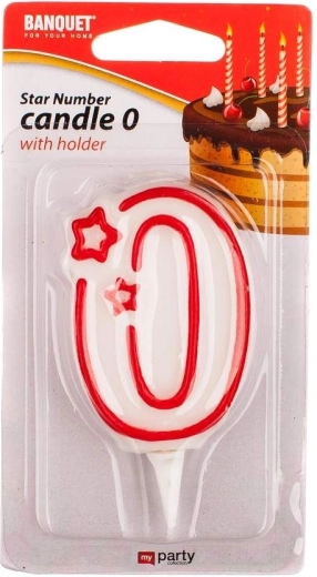 Rojstnodnevna svečka številka 0