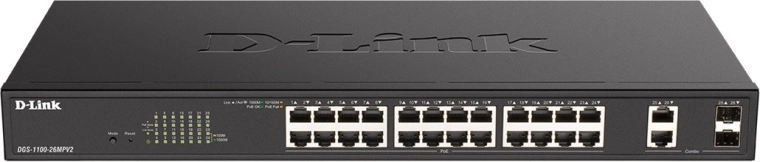 Smart Switch DGS-1100-26MPV2 24GbE PoE+