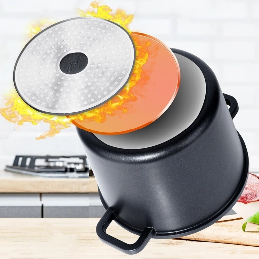 Hitro in enakomerno segrevanje na vseh štedilnikih