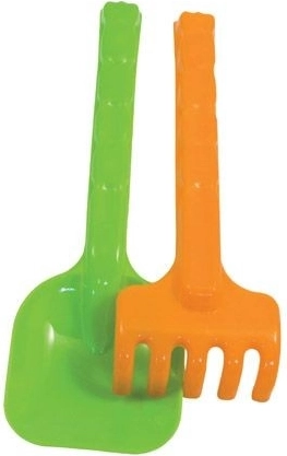 Komplet lopatke in grabljic 25 cm - 1 kos