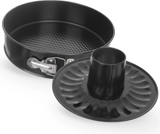 Orion Springform Cake Pan and Bundt Pan with Non-Stick Surface 28 cm