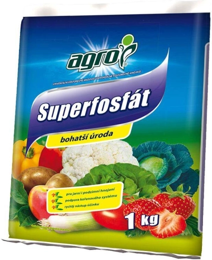 Superfosfat 1 kg Agro – koncentrirano fosforjevo gnojilo