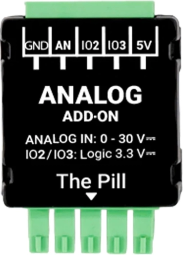 Shelly analogni modul 0–30 V za Shelly the Pill