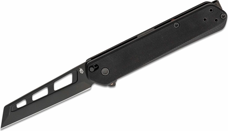 Gerber Spire AO – minimalistični žepni nož G10, 7,4 cm, v celoti črn